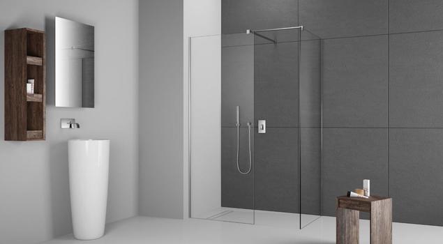 Kabiny prysznicowe typu walk-in w aranżacji nowoczesnej łazienki